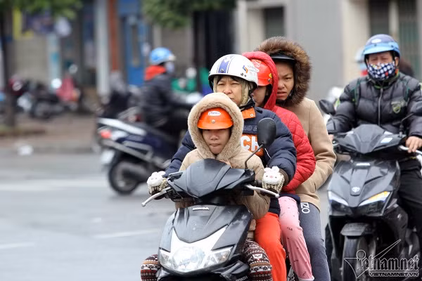 Du bao thoi tiet 15/12: Khong khi lanh cuc manh, mien Bac mua va ret buot