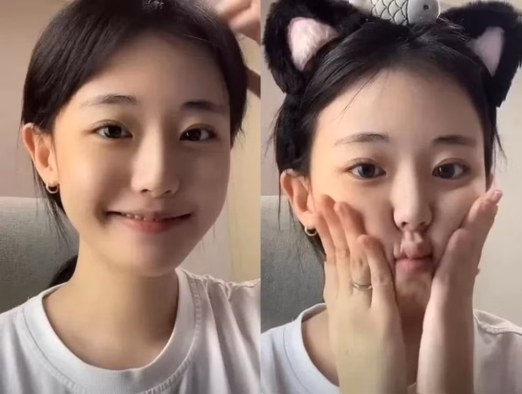 Mới đây, trong một clip trang điểm, Hina Young làm fan ngỡ ngàng với gương mặt mộc thanh tú, đáng yêu dù chẳng cần trang điểm đậm như mọi khi.