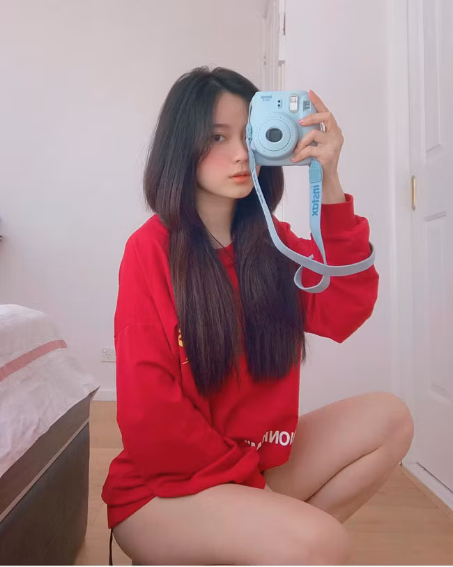 Dù thay đổi nhưng "Hot girl ảnh thẻ" sở hữu gương mặt xinh như thiên thần.