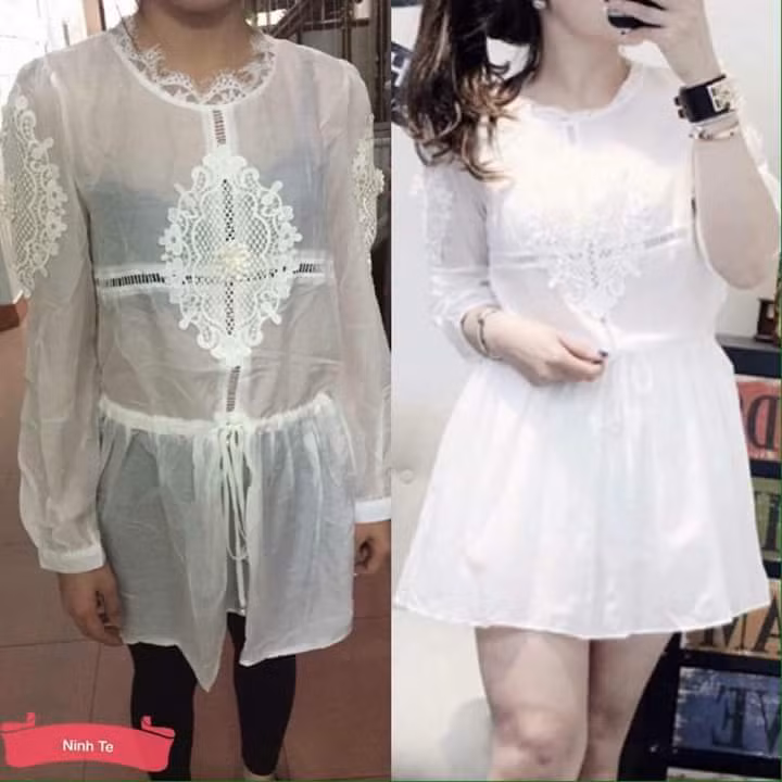 Khi món đồ hằng móng ngóng về tới tay, Tuyết Nhung mang ra thử thì mới tá hoả vì từ form dáng, chất liệu đến kiểu dáng đều khác xa quảng cáo, xấu đến mức không thể chấp nhận.