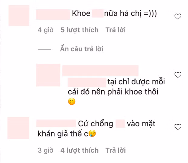 Thế nhưng trong những tấm ảnh đính kèm dòng caption tích cực , Lê Bống lại để lộ vòng 3 được bó sát, lộ rõ và hướng thẳng về phía người xem.