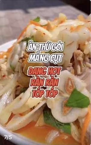 Được biết, món ăn gỏi gà măng cụt là đặc sản có từ lâu ở huyện Thái Liêu, Bình Dương. Xuất phát từ việc người dân Thái Liêu sử dụng làm gỏi gà măng cụt trong bữa cơm gia đình, bán tại các nhà hàng, quán ăn để giới thiệu với du khách. Khi món ăn này trở thành trào lưu, măng cụt đã được "săn lùng" khiến giá măng cụt xanh tăng mạnh, từ 60.000-85.000 đồng/kg. Riêng măng cụt gọt sẵn, mức giá lên tới 450.000-500.000 đồng/kg phục vụ nhu cầu thưởng thức món ăn mới lạ.