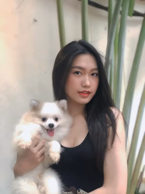 Hải My đang là sinh viên năm 1 lớp chất lượng cao Đại học Luật Hà Nội. Cô sở hữu thành tích ấn tượng với 12 năm liền học sinh giỏi, thủ khoa văn ba năm cấp 3.
