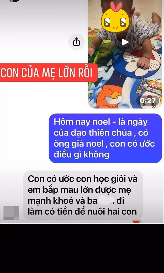 Mới đây, Quách Phượng đã đăng tải đoạn tin nhắn giữa cô và con gái, từ đó cho thấy suy nghĩ trưởng thành của một cô bé mới chỉ học lớp 2.