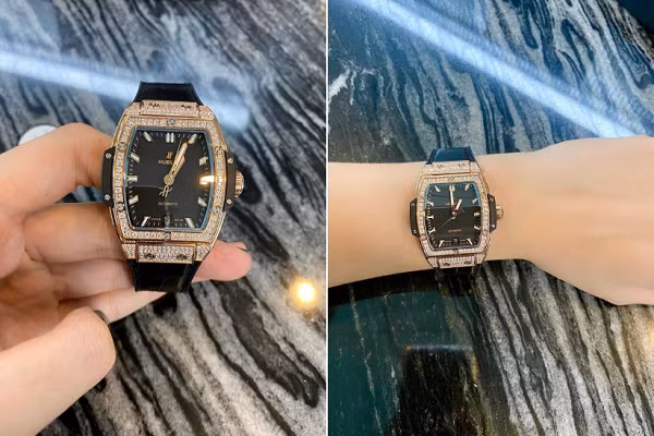 Hoa hau Ky Duyen khoe mua dong ho Hublot 36.000 USD