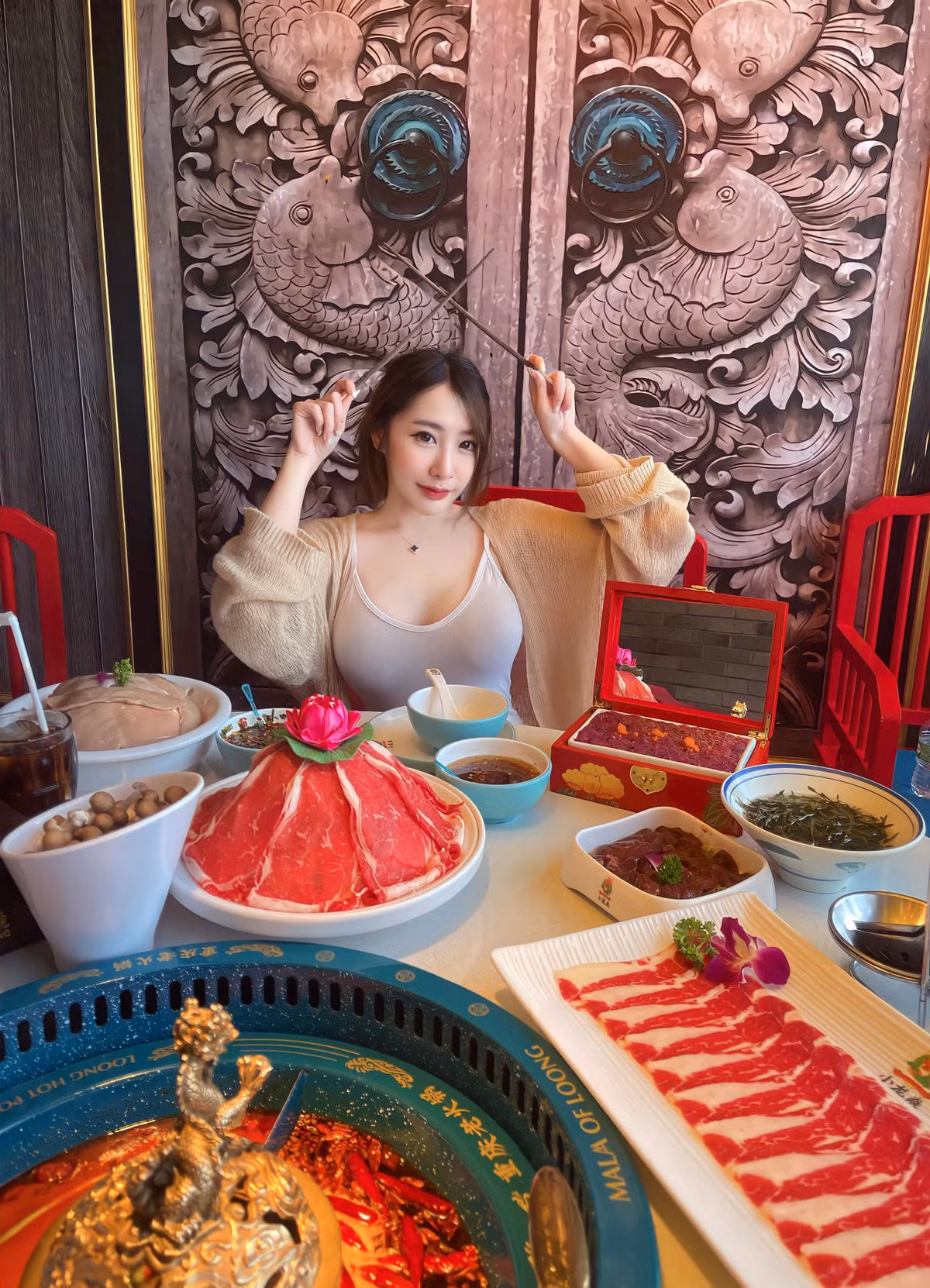 Hiện, gia đình nhỏ của "nữ hoàng nội y Thái Lan" đã có thêm một em bé.