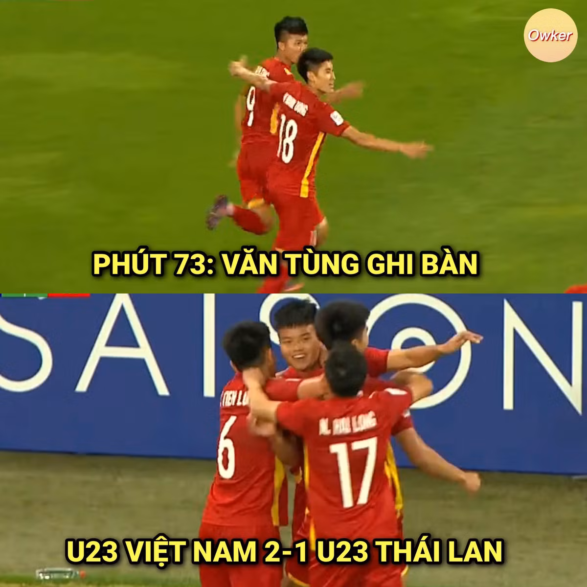 Vào sân từ ghế dự bị nhưng Văn Tùng biết cách tạo điểm nhấn bằng bàn thắng.