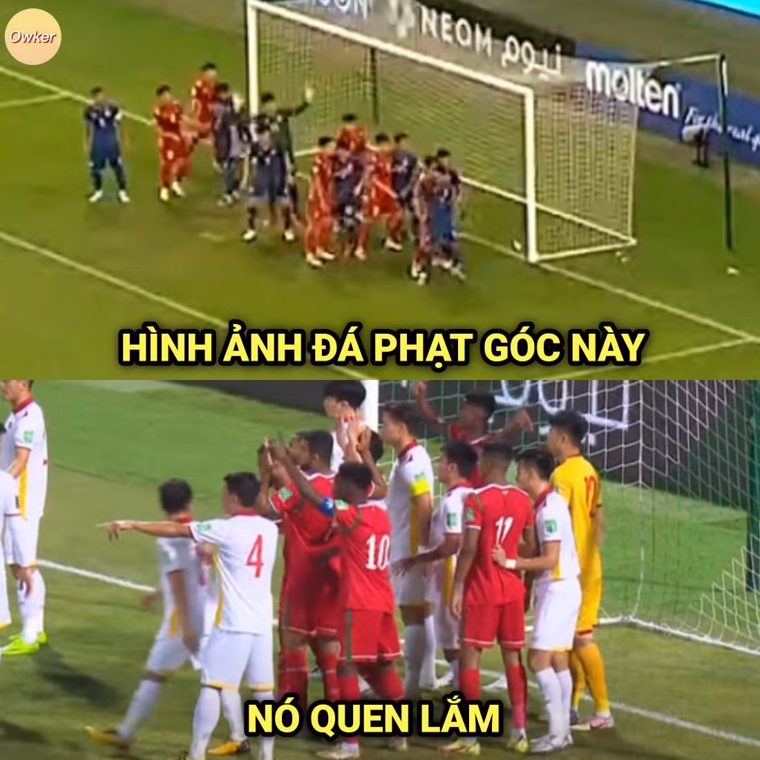 Có lẽ hình ảnh đá phạt góc này của U23 Việt Nam từng quá quen với NHM.