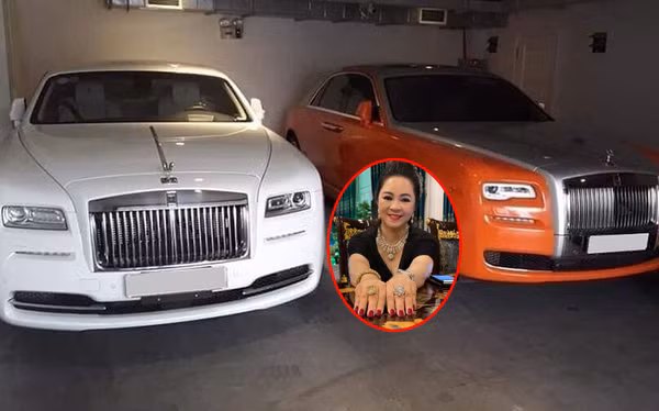 Nhìn bộ đôi Rolls-Royce trong gara tư dinh nhà bà Phương Hằng mà ai cũng phải thèm thuồng bởi nó là cả một gia tài mà có mơ nhiều người cũng không dám nghĩ tới sở hữu khối tài sản như vậy.
