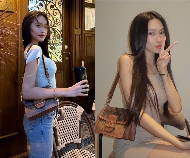 Những chiếc túi form dáng hộp năng động và cá tính được Doãn Hải My ưu ái rất lớn.