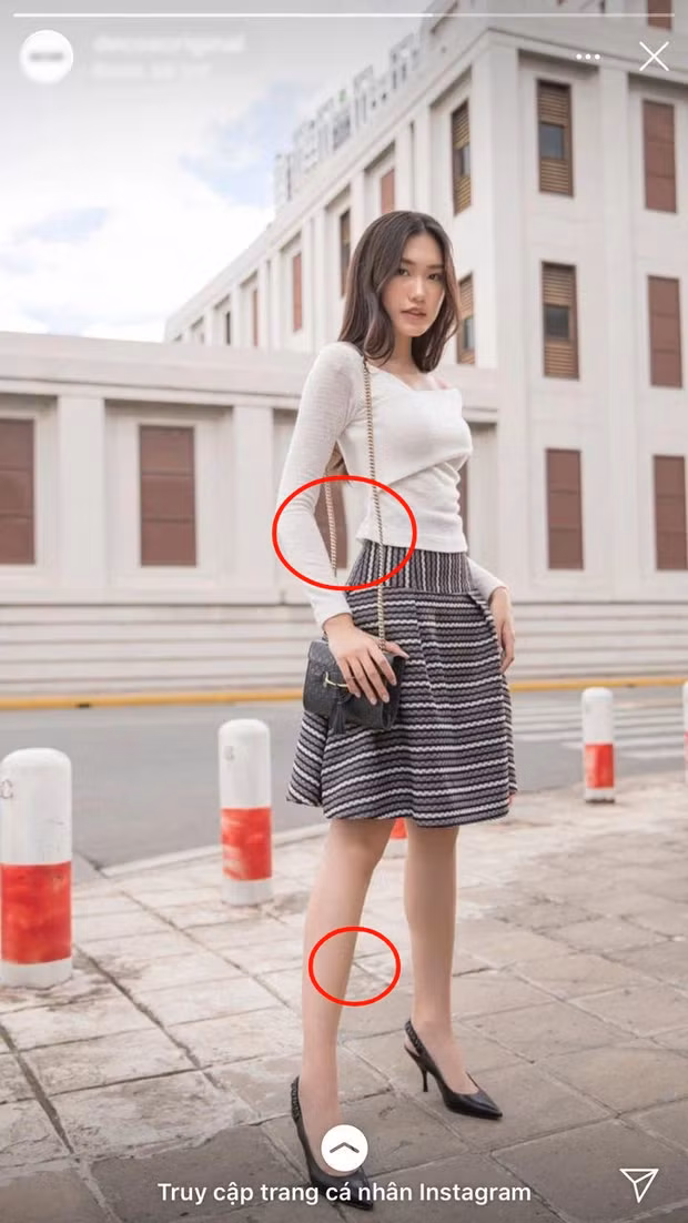 Nhan sắc, vóc dáng của Hải My thì không cần bàn cãi. Tuy nhiên, để mọi thứ trên cả mức hoàn hảo, có vẻ như cô nàng sử dụng đến các biện pháp chỉnh sửa nhưng có phần quá đà.