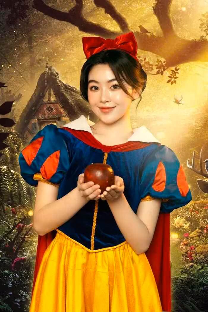 Với nhan sắc dịu dàng, thanh tú, Lọ Lem dễ dàng chinh phục người hâm mộ với tạo hình đậm chất cổ tích.