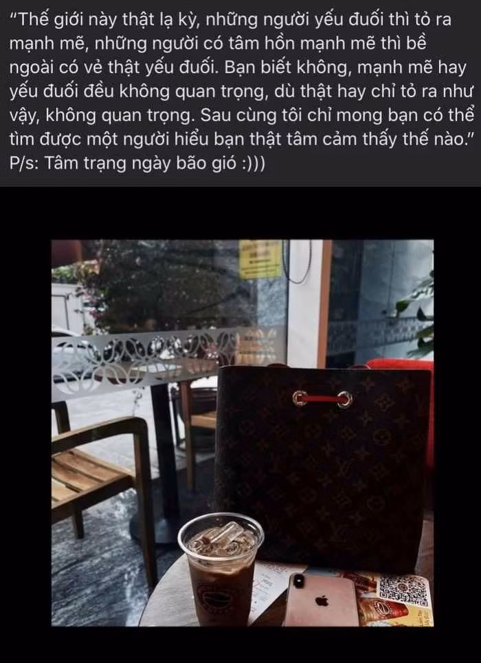 Trong đó, phải kể đến hàng loạt những câu nói đậm mùi "đạo lý" được Hương Giang đăng tải.