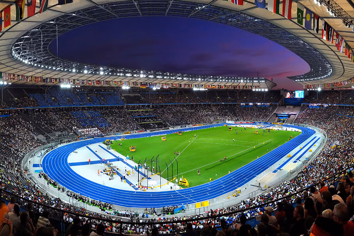 Sân Olympic ở Berlin sẽ là nơi tổ chức trận chung kết EURO 2024. Đây là sân đấu có sức chứa 70.033 chỗ ngồi và từng tổ chức trận chung kết World Cup 2006 và chung kết UEFA Champions League 2015.