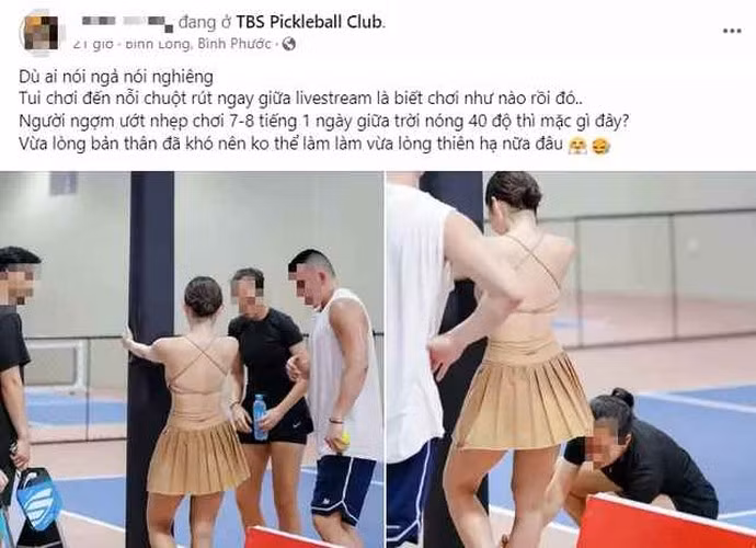 Năm 2024, netizen không ngừng bàn tán, khi hot girl kỳ cựu Milan Phạm có bài đăng chia sẻ về việc chơi pickleball 8 tiếng 1 ngày.