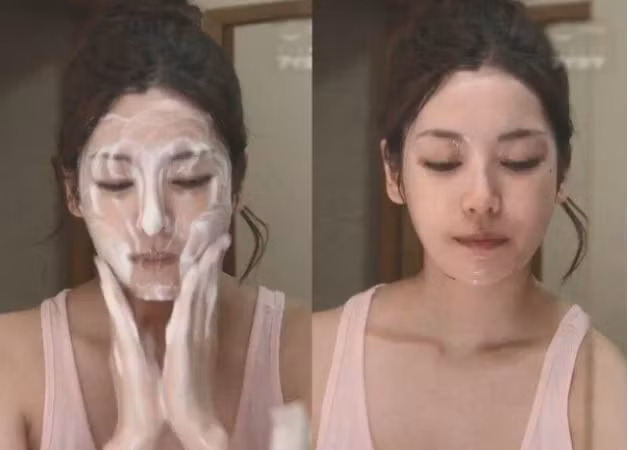 Tẩy trang lộ mặt mộc, nữ diễn viên khiến CĐM tấp nập xin info Tay trang lo mat moc, nu dien vien khien CDM tap nap xin info