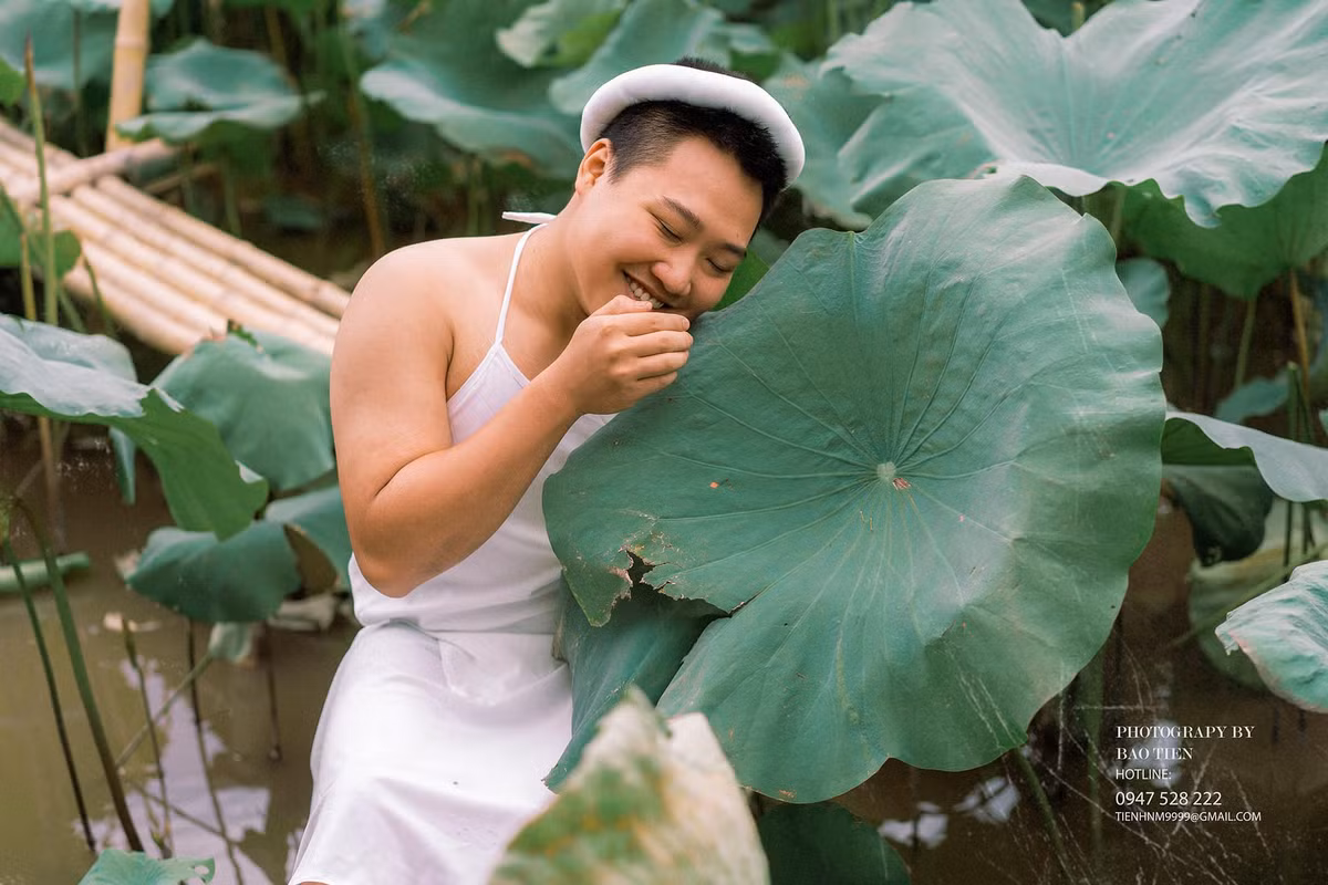 Qua tìm hiểu được biết, bộ ảnh được nhóm bạn trẻ Bảo Tiến ở Phủ Lý (Hà Nam) thực hiện.