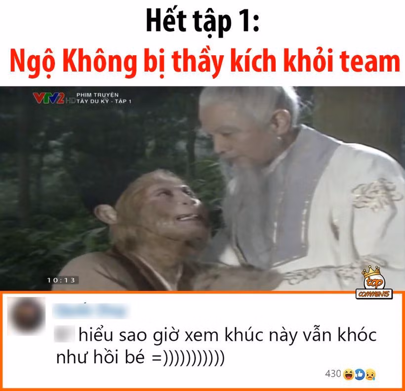 Nhiều khán giả khi xem lại phân cảnh trên trong phim Tây Du Ký vẫn cảm thấy xúc động khó tả.