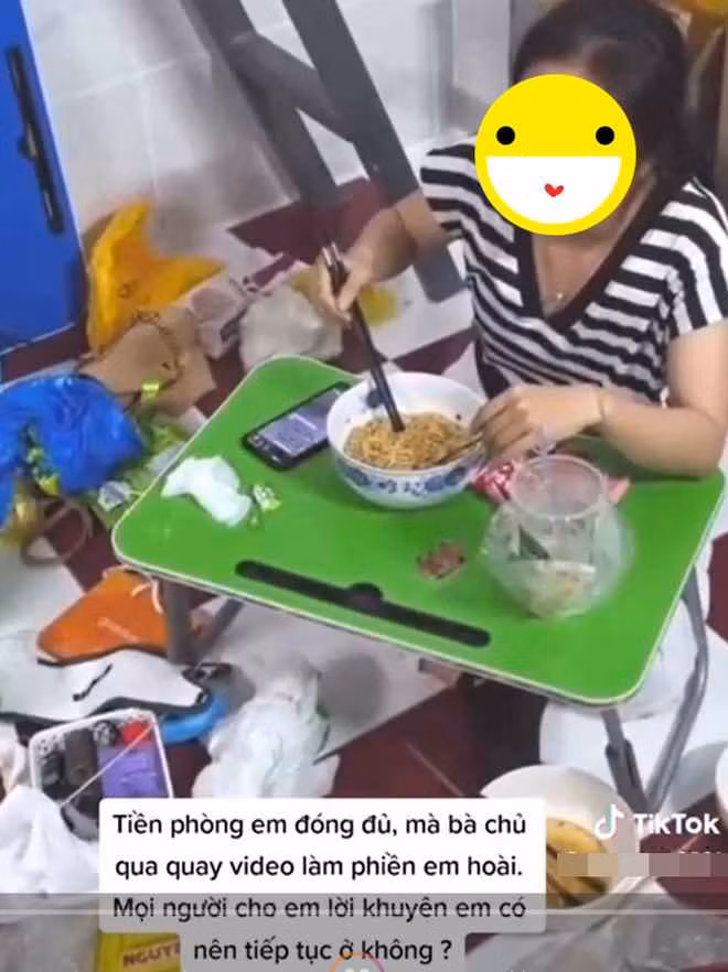 Cô gái ở bẩn bị chủ nhà quay clip tận mặt gây tranh cãi Co gai o ban bi chu nha quay clip tan mat gay tranh cai