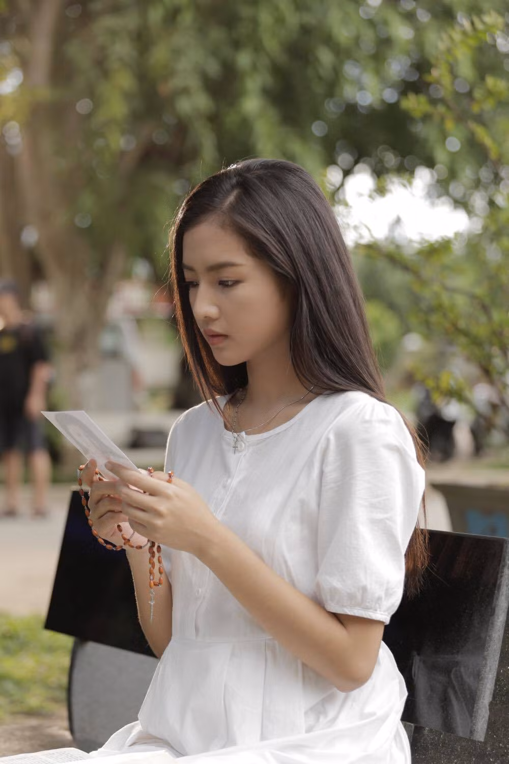 Bích Ngọc chính là nhân vật trong bộ phim được chiếu vào giờ vàng Nhà trọ Balanha. Trước đó, hot girl Đại học FTU đã từng có cơ hội tham gia diễn xuất trong các bộ phim như Thạch Thảo, Đi qua mùa hạ, Tình khúc Bạch dương
