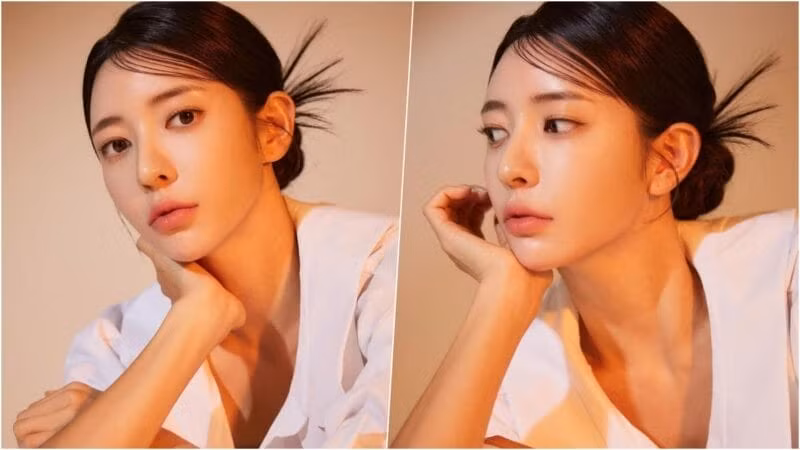 Vẻ ngoài của Kim Ji Eun thường khiến nhiều người nhớ đến nữ diễn viên Lee Young Ae khi 20 tuổi. Đó là lý do cô được gọi là "nữ thần điền kinh".