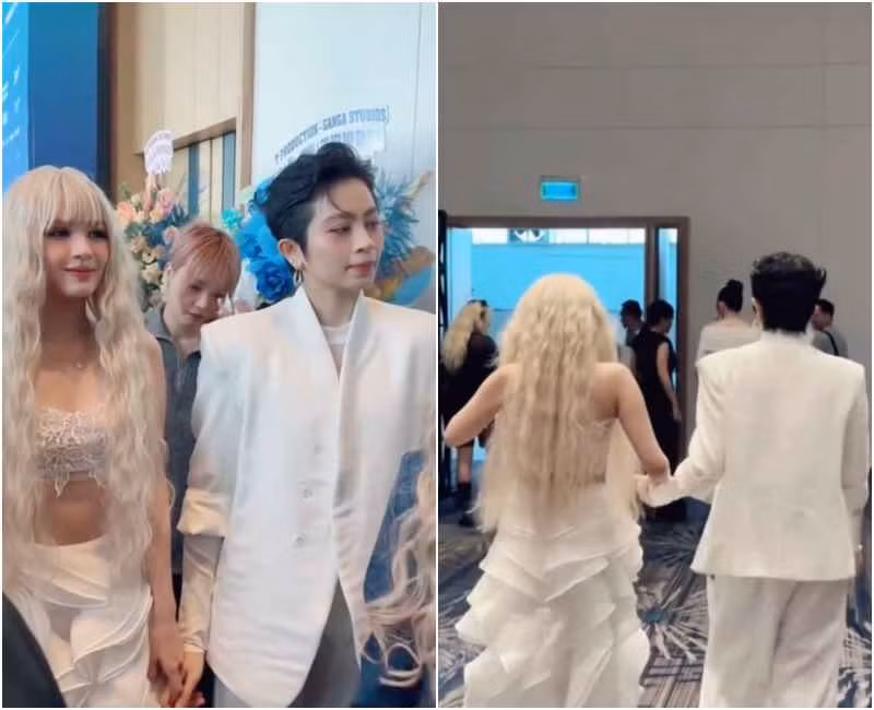 Một số bình luận công kích hướng về Xoài Non: "Thấy khó thì đi đôi khác chứ, làm gì mà vấp té hoài vậy trong cùng một sự kiện vậy"; "Đi đôi giày gì mà qua đến giờ thấy 10 video Xoài té ngã rồi"...