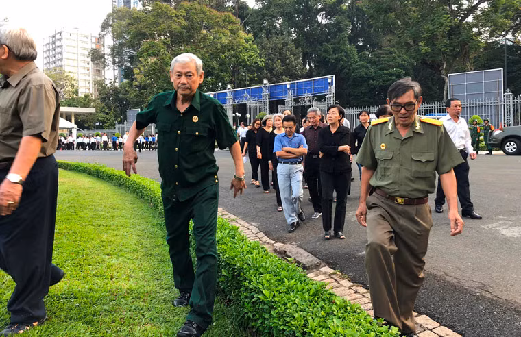 Nhiều vị cựu chiến binh...