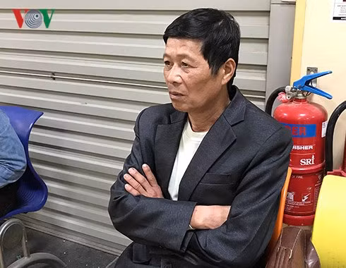 Ông Nguyễn Hoàng Lĩnh, ông nội của bệnh nhi N.H.Tr.