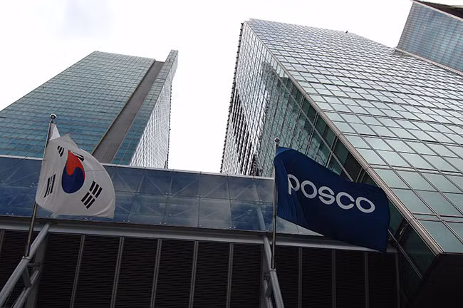 Bên ngoài trụ sở Tập đoàn thép Hàn Quốc POSCO. (Ảnh minh họa)