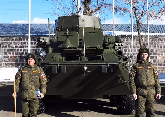 Một thành phần tổ hợp tác chiến điện tử Borisoglebsk-2. Ảnh: tvzvezda.ru.