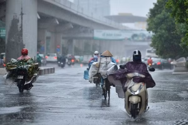Du bao thoi tiet ngay 12/7: Ha Noi don con mua vang giai nhiet