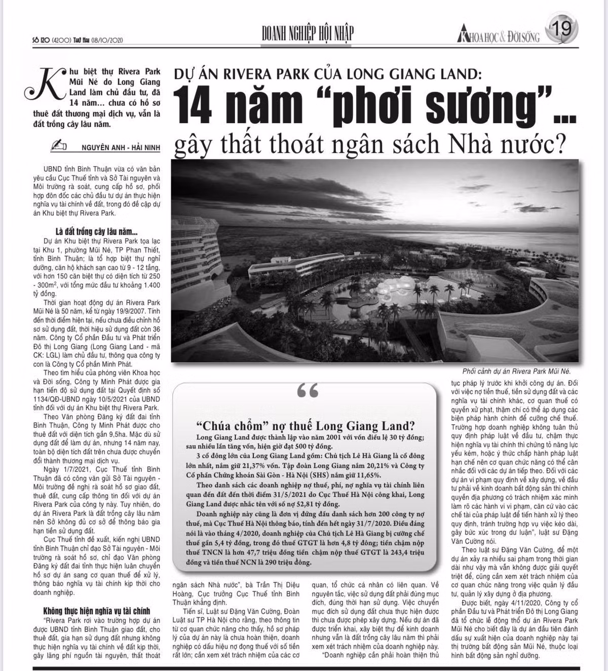 Du an Rivera Park cua Long Giang Land: 14 nam “phoi suong”… gay that thoat ngan sach Nha nuoc?-Hinh-2