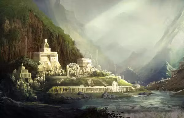 Trong Phật giáo, vương quốc huyền thoại Shambhala là vùng đất thiêng không bị ảnh hưởng bởi lòng tham hoặc tệ nạn của con người, nơi những người thăng hoa về tâm linh cư ngụ. Nhiều người tin rằng vương quốc này nằm sâu bên dưới lòng Trái đất.
