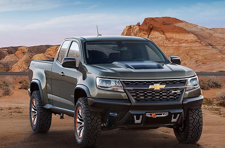 Chevrolet Colorado ZR2 được giới thiệu lần đầu tiên vào năm 2014, tại Los Angeles Auto Show. Mặc dù rất ấn tượng với động cơ Duramax diesel 2,8 lít và bánh xe địa hình cỡ lớn, nhưng chiếc xe này chưa từng xuất hiện tại bất kỳ showroom nào.