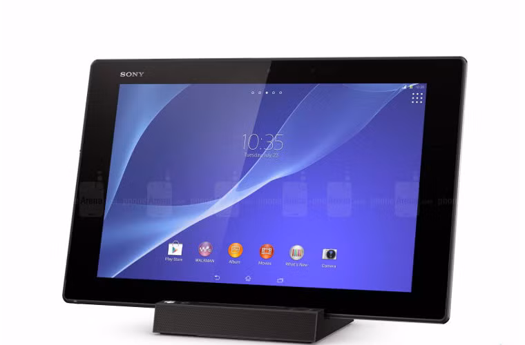 Sony Xperia Tablet Z2 có khả năng chống thấm nước có phần yếu hơn so với Sony Xperia Tablet Z3 Compact, nhưng màn hình lớn hơn. Máy tính bảng này có màn hình 10.1-inch.