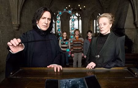 Trong hồi kết của bộ truyện, Harry đã nói với cậu con trai thứ hai của mình rằng:” Albus Severus, tên con được đặt theo tên của hai vị hiệu trướng đáng kính trường Hogwarts. Và một trong số họ thuộc nhà Slytherin và có lẽ ông là người dũng cảm nhất mà cha từng biết”. Là người duy nhất chứng kiến những việc tốt của giáo sư Snape, rất dễ hiểu khi Harry luôn bảo vệ việc chân dung của ngài hiệu trưởng vô cớ được lắp đặt tại Hogwarts. Rowling cũng lý giải rằng bà thích suy nghĩ Harry sẽ là người đảm bảo cho vị trí bức chân dung của giáo sư Snape trong tương lai.