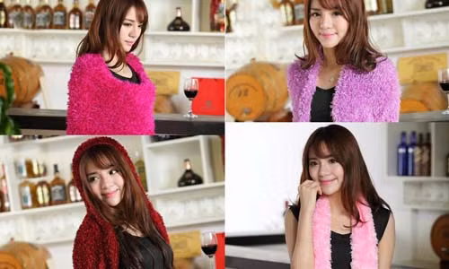 Tao hon 50 kieu vay ao tu mot chiec khan quang co
