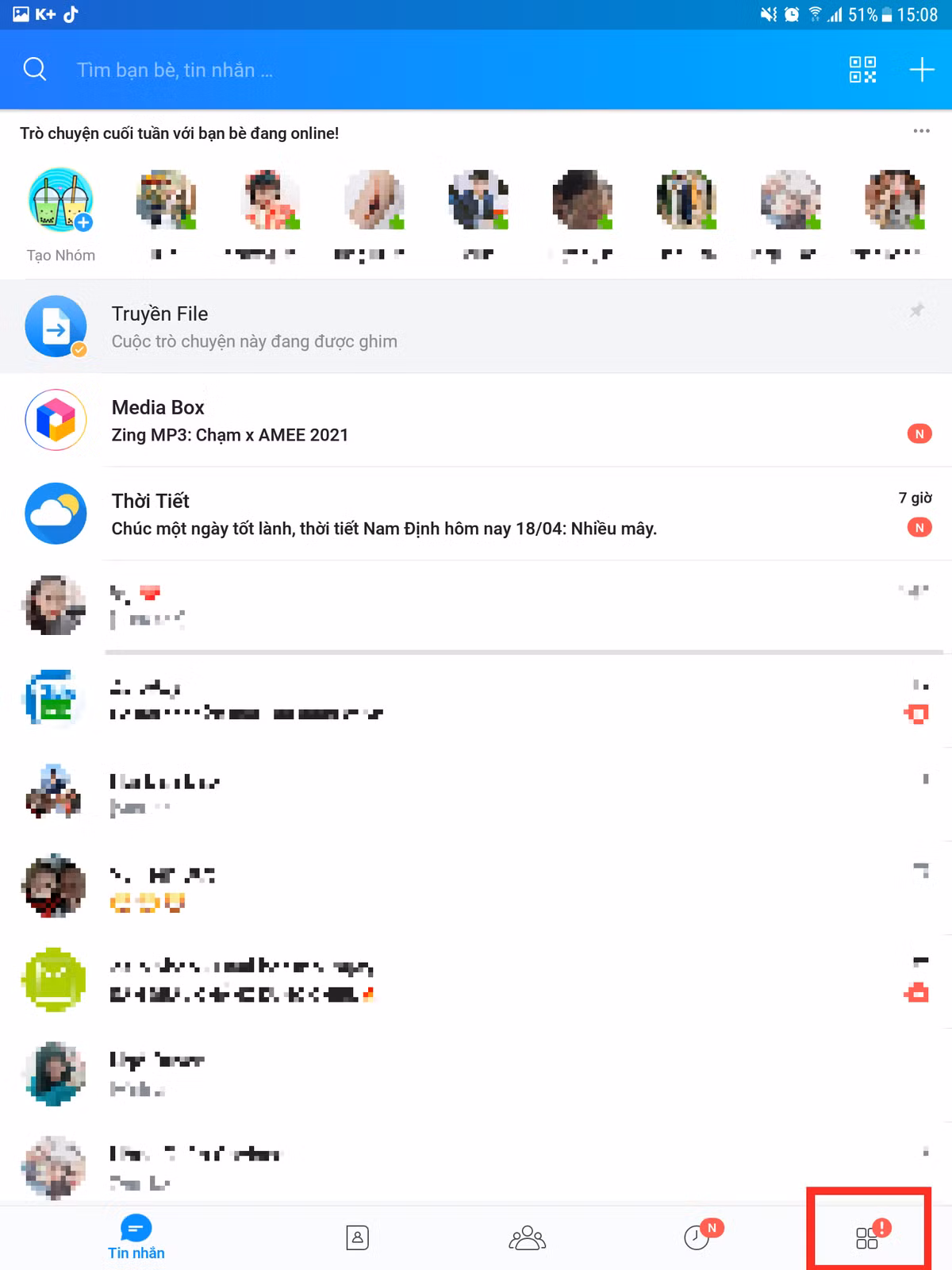 Huong dan tat thong bao nhat ky va khoanh khac tren Zalo cuc don gian-Hinh-2