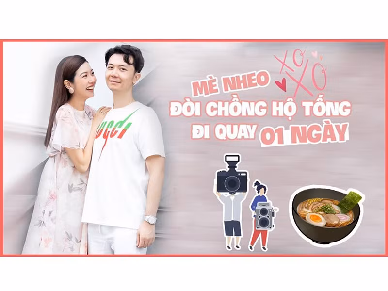 Nhật Vũ còn hộ tống Thúy Vân đi quay hình.