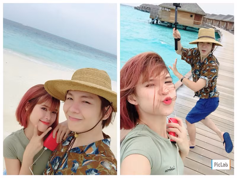 Mới đây, Khởi My hài hước tiết lộ, vợ chồng cô không sinh con vì cả hai ở với nhau đã tăng động, chí chóe nên có con chắc sẽ sinh chuyện.