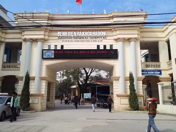 Bệnh viện Đa khoa Hà Đông. Ảnh internet.