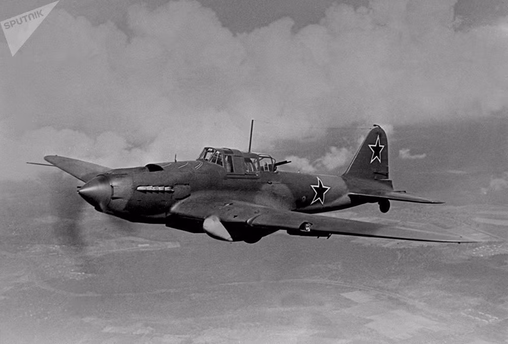 Huyền thoại Il-2 tiêm kích-bom của Không quân Liên Xô với biệt danh "Xe tăng bay". Nguồn ảnh: Sputnik.