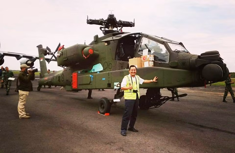 Trong tương lai, phía Indonesia còn có kế hoạch đàm phán với Boeing để mua các vận tải cơ CH-47F Chinook cho nước này. Nguồn ảnh: Tekno.