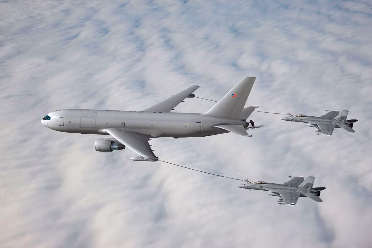 Được phát triển từ năm 2012, KC-46A thiết kế trên cơ sở máy bay chở khách Boeing 767. Nguồn ảnh: Military.