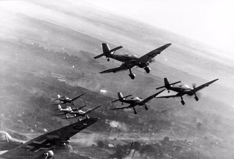 Các máy bay Ju-87 của Không quân Đức. Nguồn ảnh: Junkers.