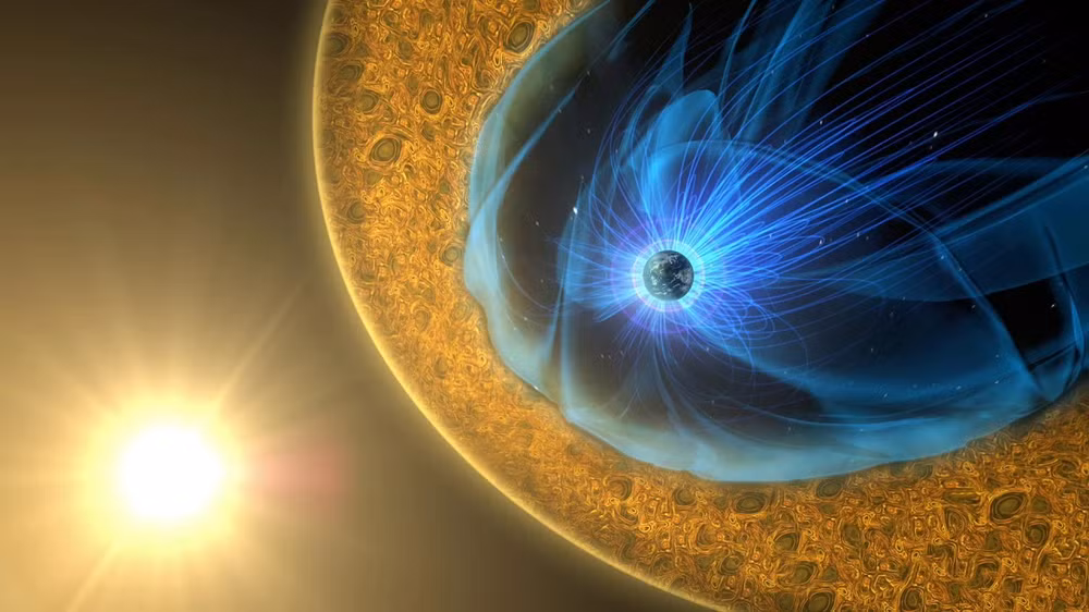 Đuôi plasma là một khu vực chứa các hạt tích điện năng lượng cao bị mắc kẹt trong từ quyển, nó được tạo ra bởi tác động của gió Mặt trời.