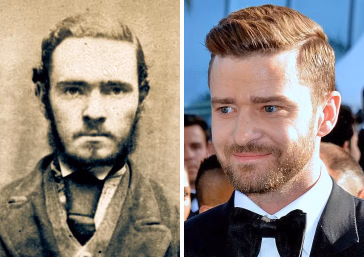 Ca sĩ kiêm diễn viên người Mỹ Justin Timberlake (phải).