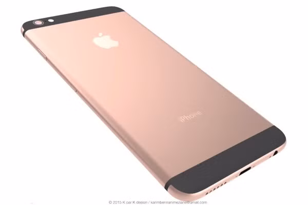 Theo bản thiết kế, mẫu iPhone này không khác biệt nhiều về kiểu dáng và cấu hình so với iPhone 6 và iPhone 6 Plus nguyên bản, trừ lớp vỏ mang màu hồng pha vàng.