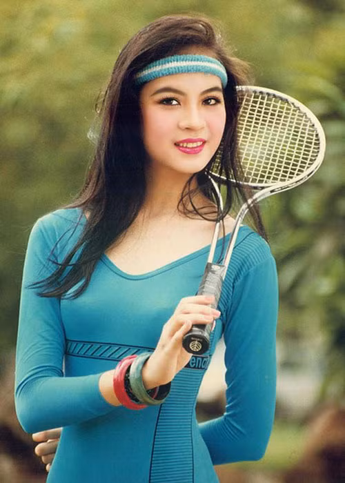 Vai diễn để đời của Thanh Mai cho đến nay là vai cô thủ môn xinh đẹp, ngây thơ trong bộ phim "Cô thủ môn tội nghiệp". Ảnh: Dân Việt