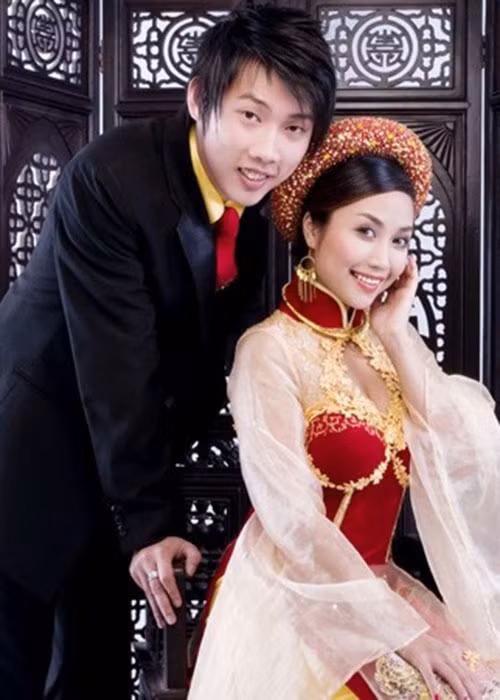 Năm 2008, Ốc Thanh Vân kết hôn với Minh Trí sau nhiều năm hẹn hò. Ảnh: Thegioidienanh